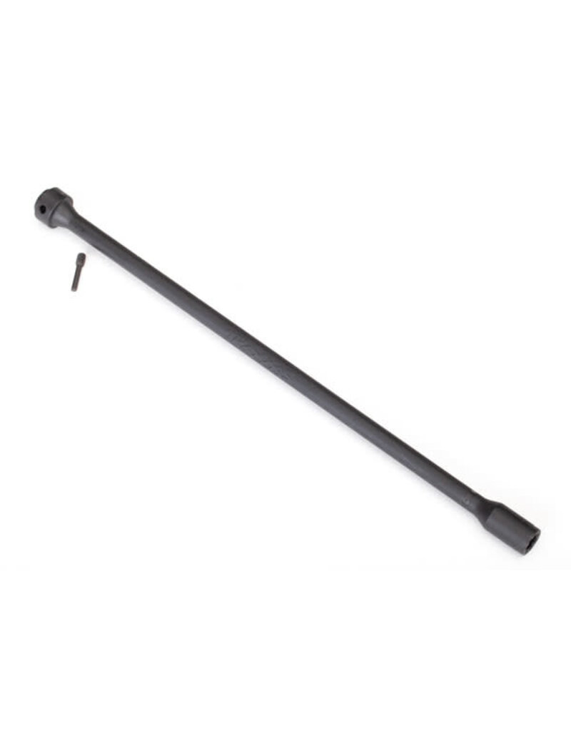 Traxxas 6767 Driveshaft, center, plastic, (black)/ screw pin