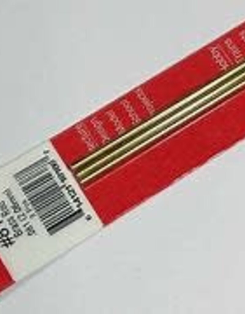 K&S KNS-8168	.081"x12" Solid Brass Rod (3)