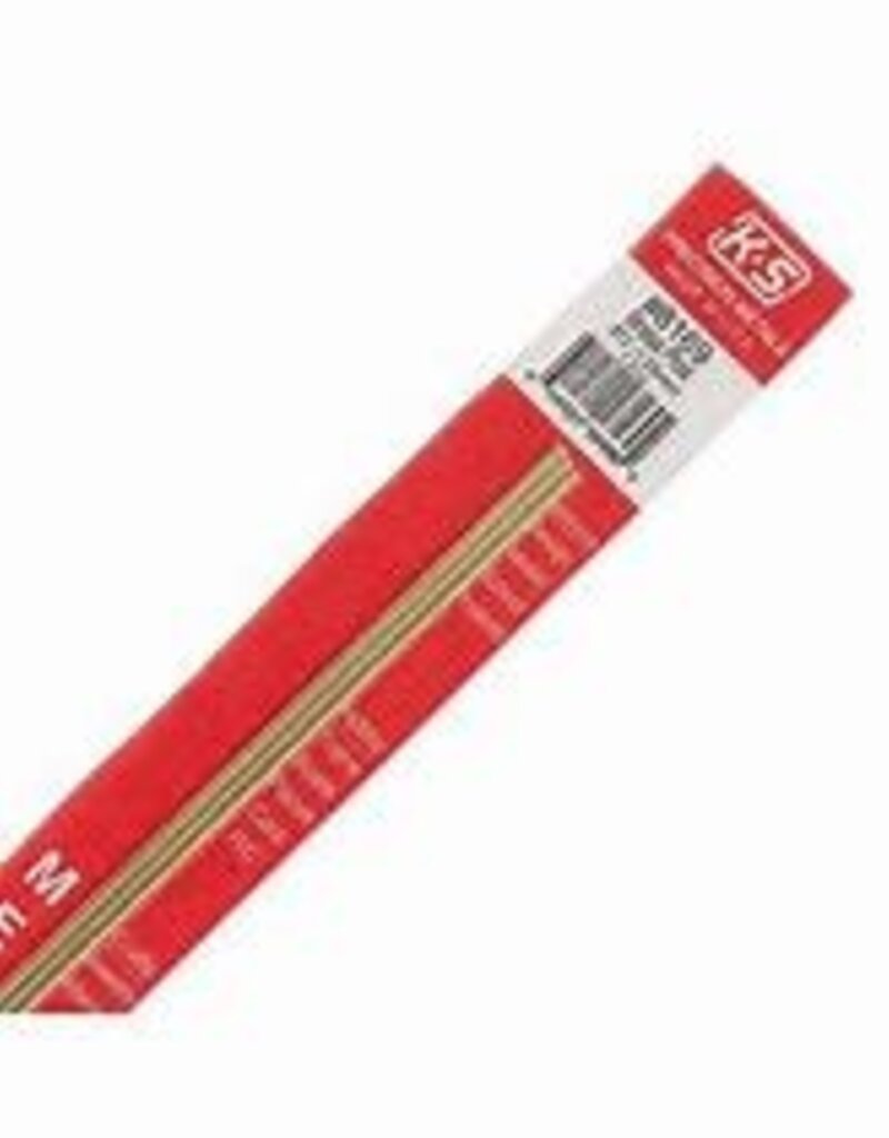 K&S KNS-8169	.072"x12" Solid Brass Rod (3)