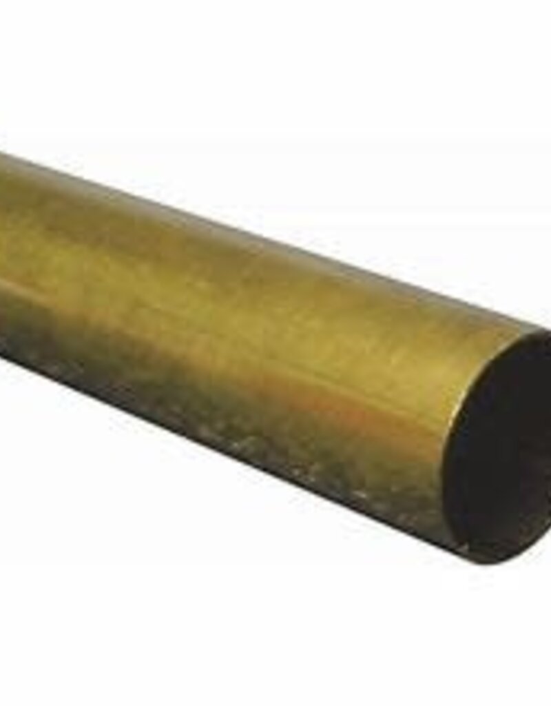 K&S KNS8140 Round Brass Tube 17/32 K+S