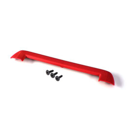 Traxxas 8912r Tailgate protector, red/ 3x15mm flat-head screw (4)
