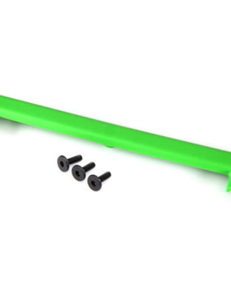 Traxxas 8912G - Tailgate protector, green/ 3x15mm flat-head screw (4)