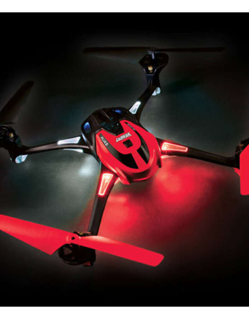 Traxxas 6608 - LaTrax® Alias®: Quad Rotor Helicopter. Ready-To-Fly with 2.4GHz radio system, 650mAh LiPo battery, and single USB-powered charger. RED