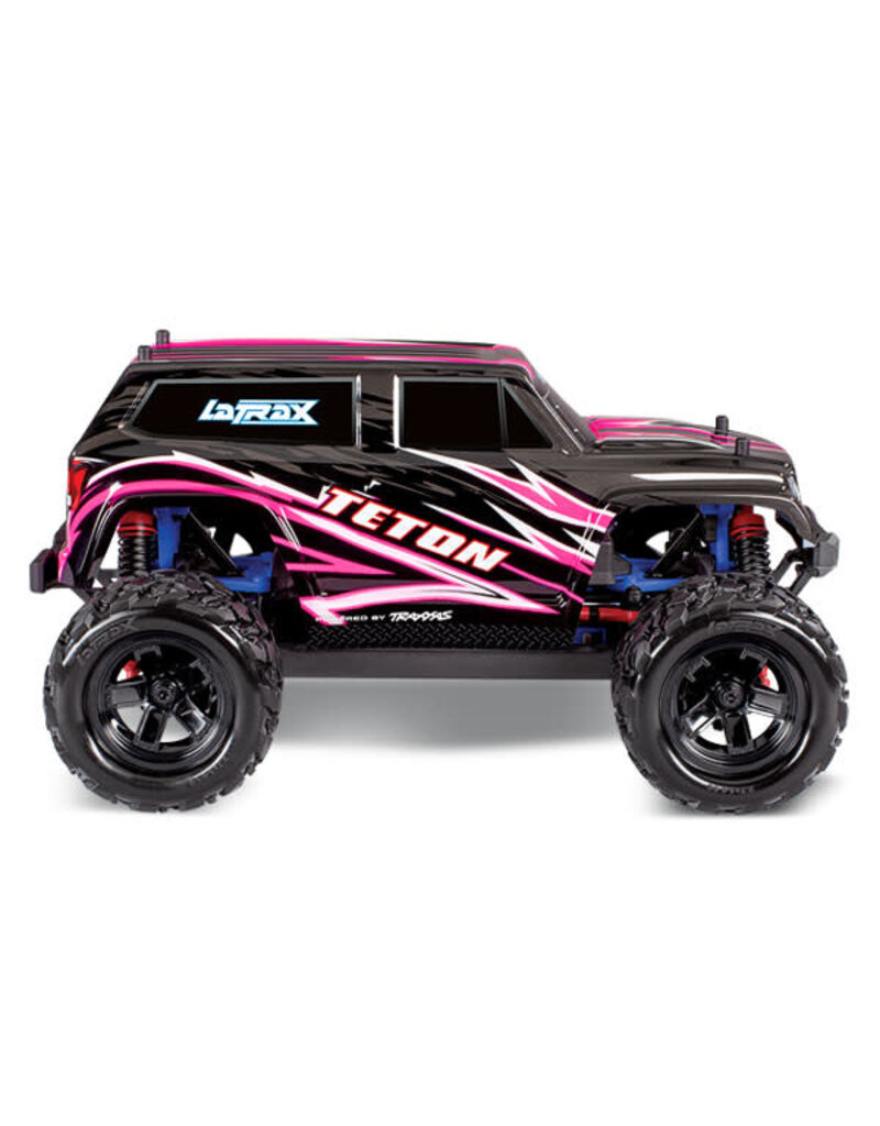 laTrax 76054-5 - LaTrax® Teton: 1/18 Scale 4WD Electric Monster Truck. Ready-To-Race® and Powered by Traxxas® with ESC (fwd/rev) and brushed motor. Includes: 6-cell 7.2V NiMH battery with AC charger