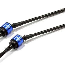 Integy C25407blue Replacement front drive axles for T2 type axle assembly C24754