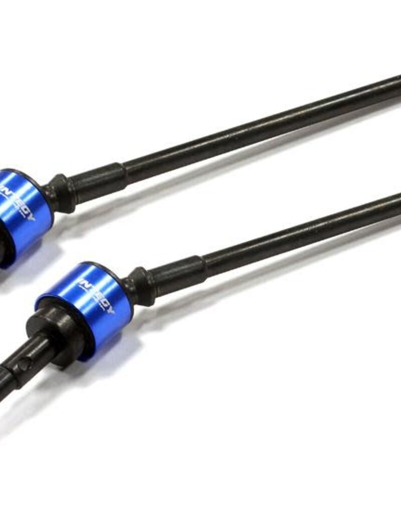Integy C25407blue Replacement front drive axles for T2 type axle assembly C24754