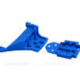 RPM RPM73565	 Front LCG Bulkhead; Blue: TRA SLH 4x4 & 1/10 Rally