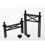 Traxxas 7216 - Body mounts, front & rear/ body washer, rear (2)