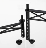 Traxxas 7216 - Body mounts, front & rear/ body washer, rear (2)