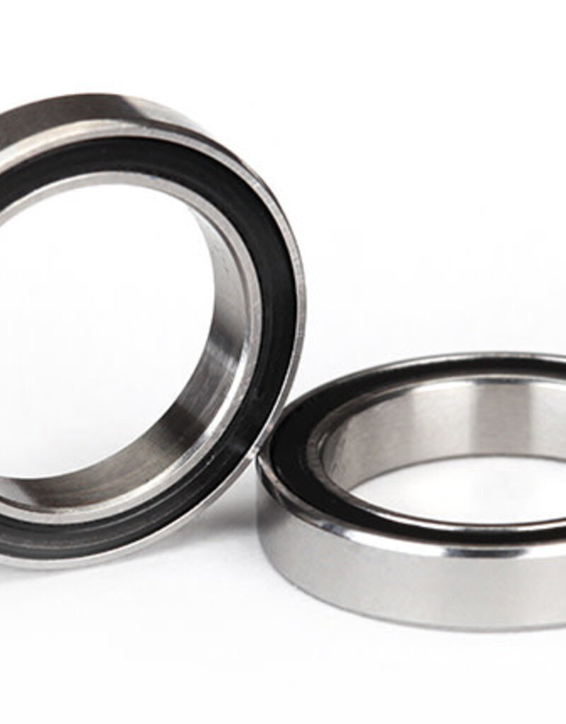 Traxxas 5102a Traxxas Ball bearings, black rubber sealed (15x21x4mm) (2) UNLIMITED DESERT RACER