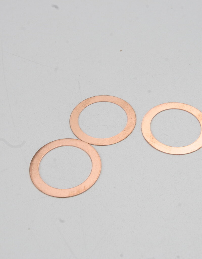 Traxxas 5292 - Gaskets, cooling head: 0.20, 0.30, 0.40mm (1 each) (0.30mm stock) (TRX® 3.3)