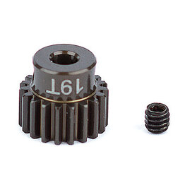 Team Associated 1337 FT Aluminum Pinion Gear, 19T 48P, 1/8 shaft