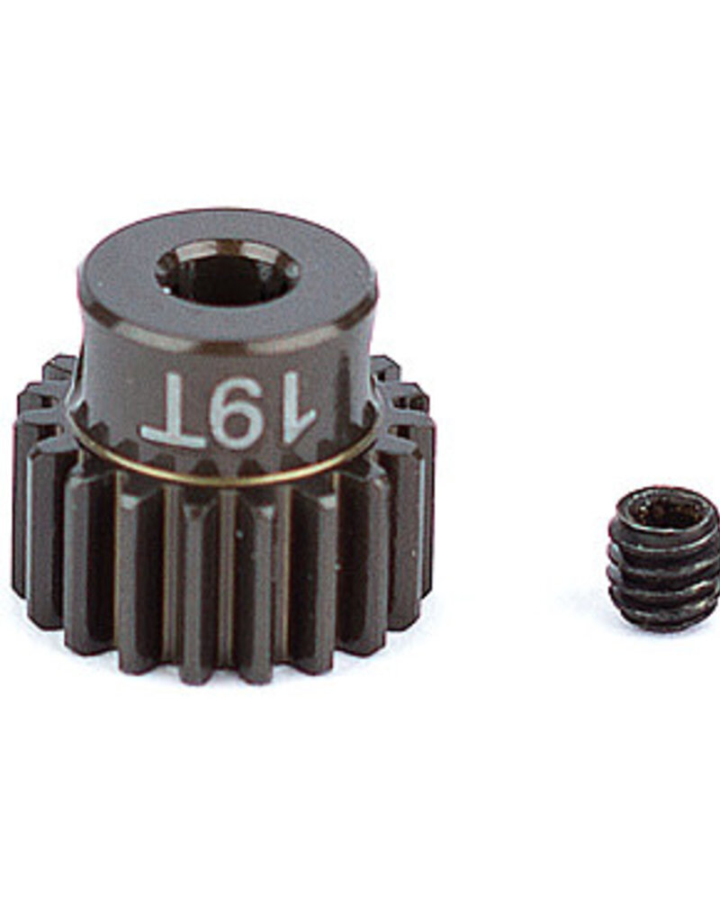 Team Associated 1337 FT Aluminum Pinion Gear, 19T 48P, 1/8 shaft
