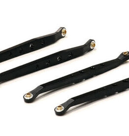 C23789BLACK Integy Aluminum Chassis Linkage (4) for Axial 1/10 Wraith