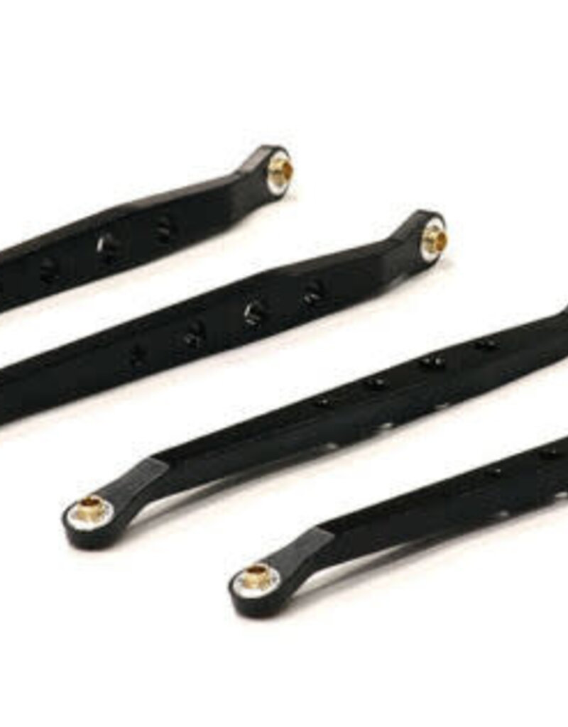 C23789BLACK Integy Aluminum Chassis Linkage (4) for Axial 1/10 Wraith