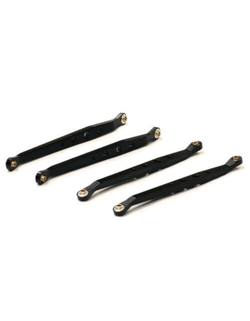 C23789BLACK Integy Aluminum Chassis Linkage (4) for Axial 1/10 Wraith