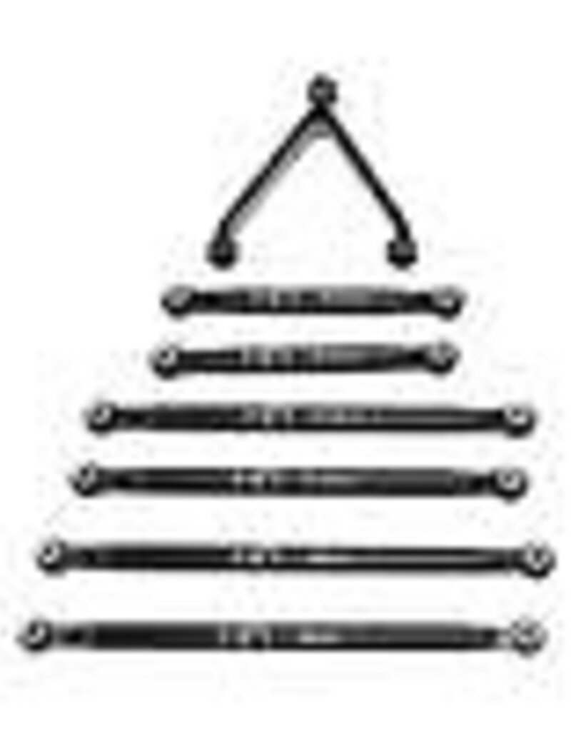 Hot Racing HRASXTF133A01	 Aluminum Link Set for 5.25 (133.5mm) Scx 24