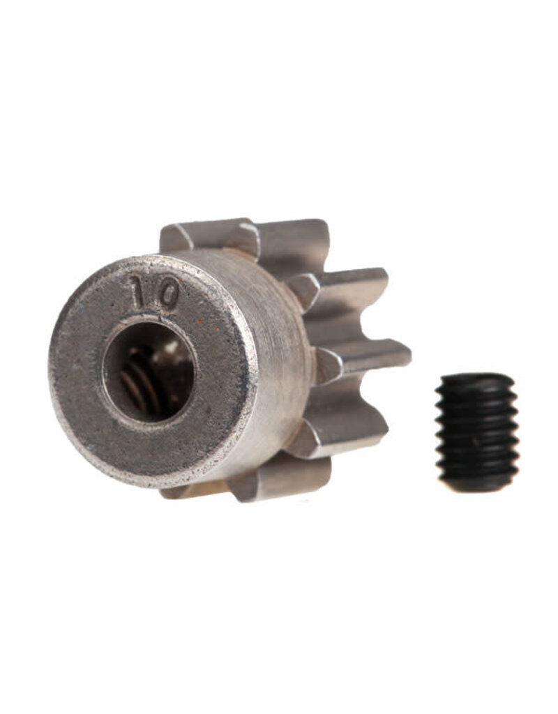 Traxxas 6746 - Gear, 10-T pinion (32-p) (steel)/ set screw