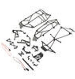 losi LOS231041	 Roll Cage Set: Tenacity Desert Buggy