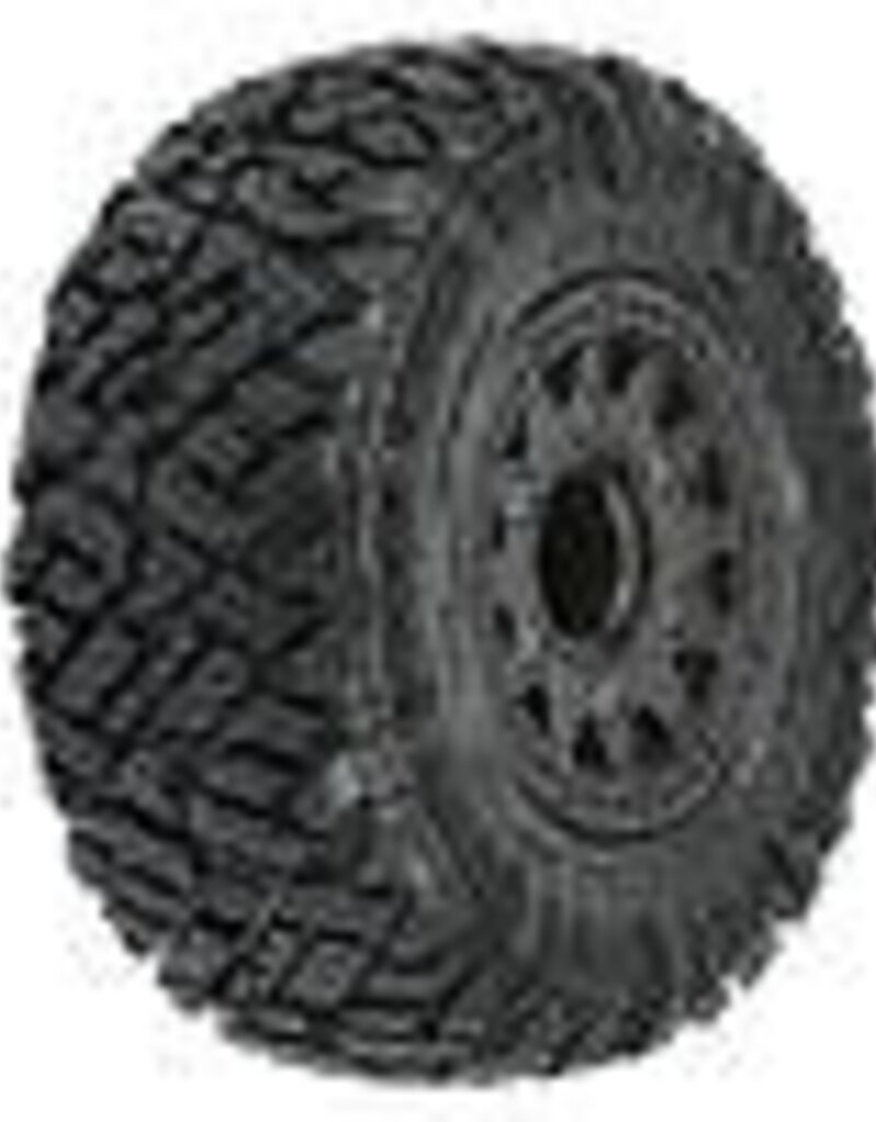 Proline PRO1018210	 Icon SC 2.2"/3.0" M2 Tires MTD Black Whls SC F/R
