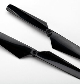 Traxxas 6626 - Rotor blade set, black (2)/ 1.6x5mm BCS (2)