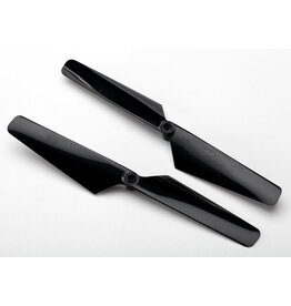Traxxas 6626 - Rotor blade set, black (2)/ 1.6x5mm BCS (2)