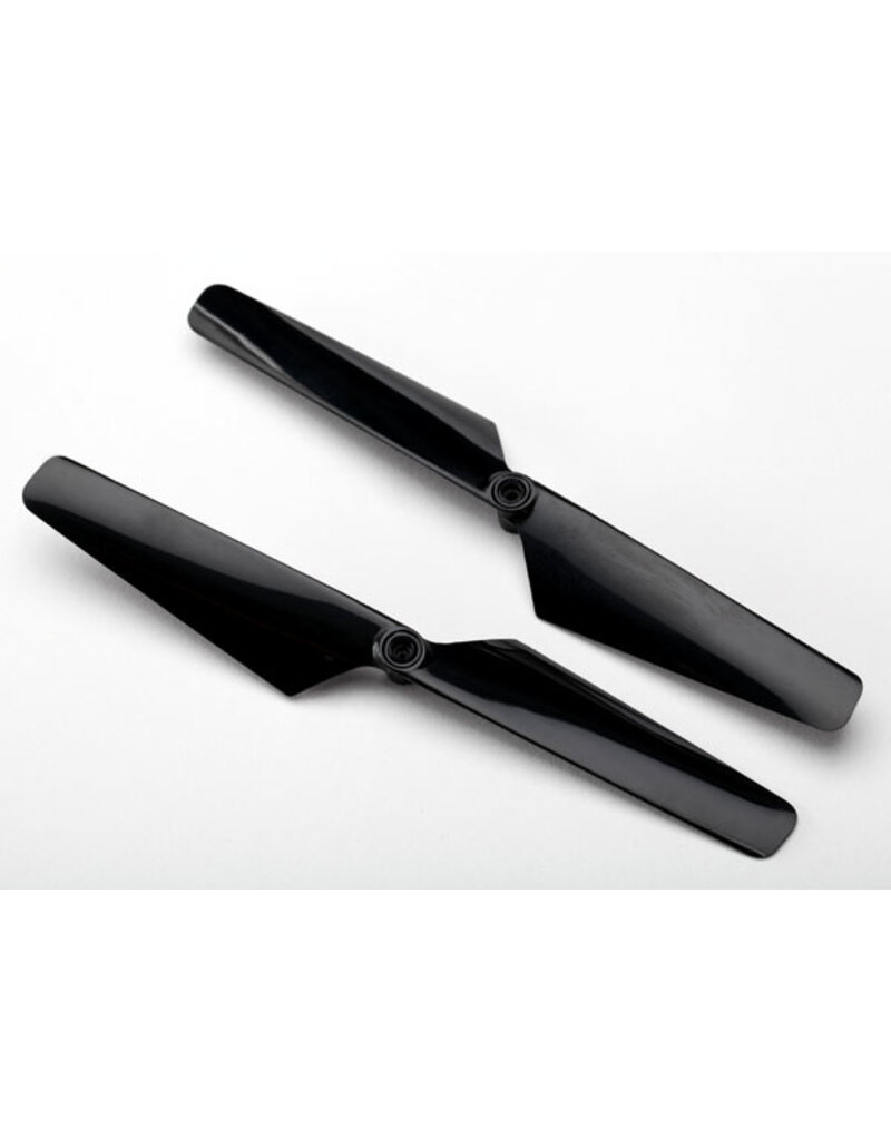 Traxxas 6626 - Rotor blade set, black (2)/ 1.6x5mm BCS (2)