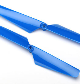 Traxxas 6629 - Rotor blade set, blue (2)/ 1.6x5mm BCS (2)