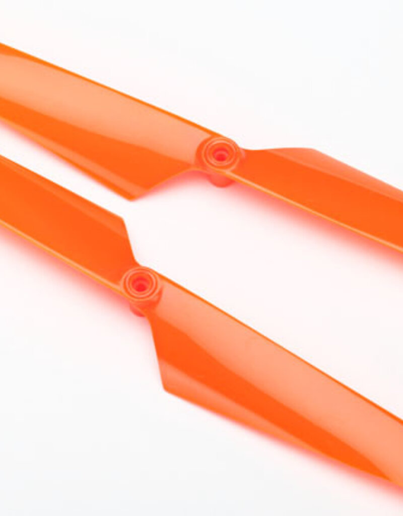 Traxxas 6630 - Rotor blade set, orange (2)/ 1.6x5mm BCS (2)