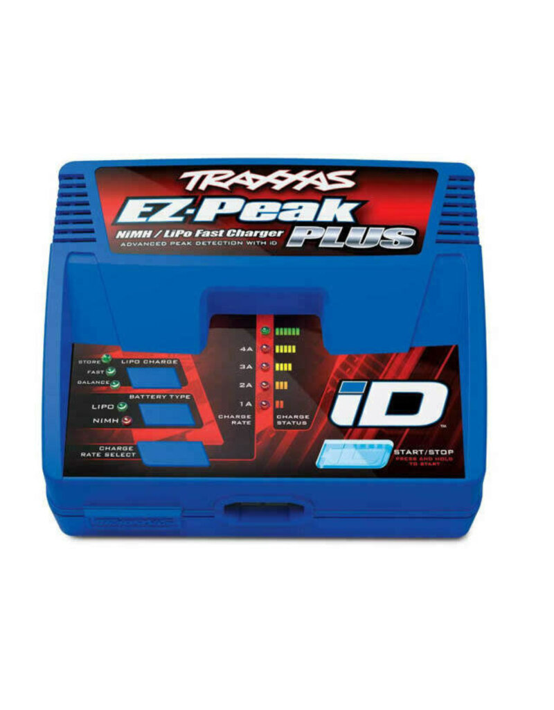 Traxxas 2970 EZ-Peak® Plus 4-amp NiMH/LiPo Fast Charger with iD® Auto Battery Identification