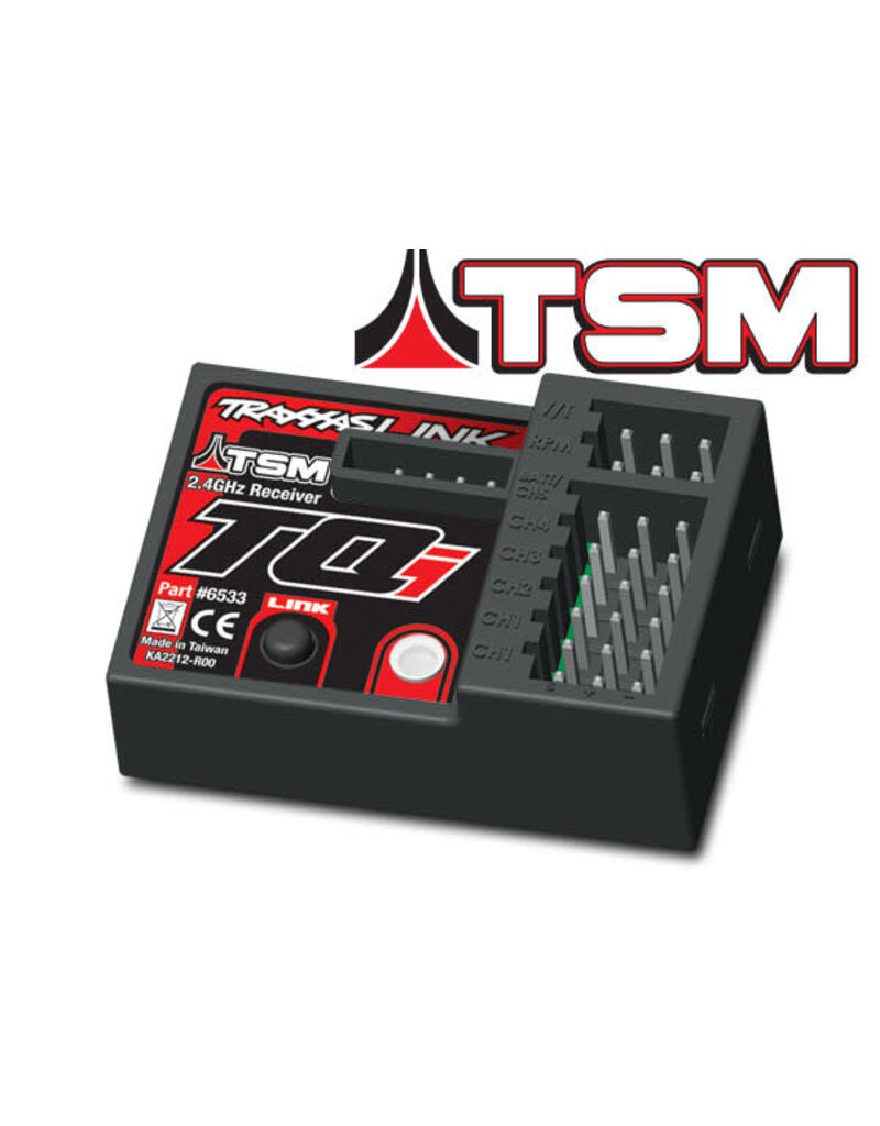 Traxxas 6533 Receiver, micro, TQi 2.4GHz with telemetry & TSM (5-channel)