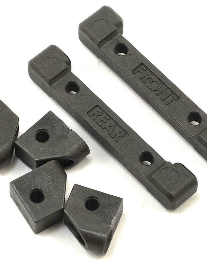 Traxxas 8334 Mounts, suspension arms (front & rear)/ hinge pin retainers (4)