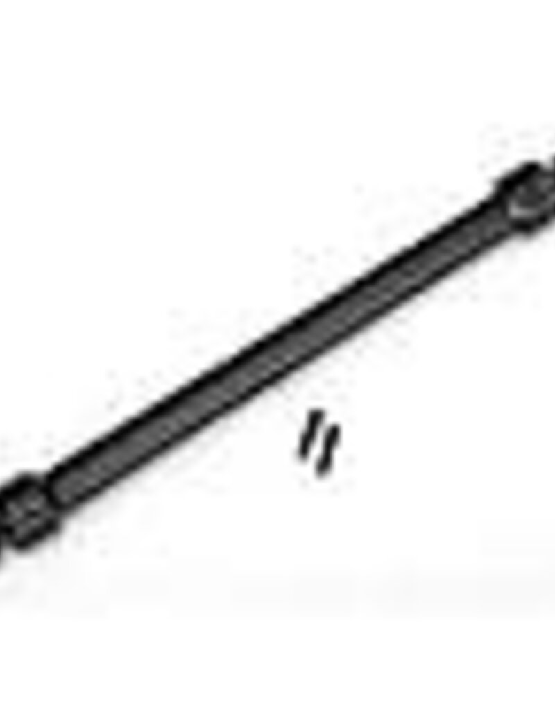 Traxxas 8555 Driveshaft, center rear, 6061-T6 aluminum (black-anodized) (fully assembled)/ 3mm screw pin (2)