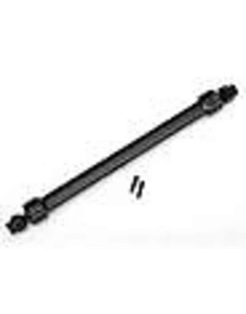 Traxxas 8555 Driveshaft, center rear, 6061-T6 aluminum (black-anodized) (fully assembled)/ 3mm screw pin (2)