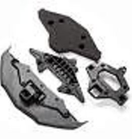 Traxxas 9320 - Bumper, front/ bumper mount/ splitter/ bumper foam