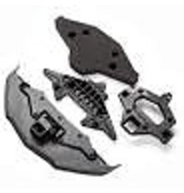 Traxxas 9320 - Bumper, front/ bumper mount/ splitter/ bumper foam