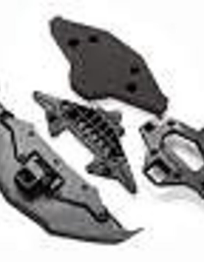 Traxxas 9320 - Bumper, front/ bumper mount/ splitter/ bumper foam