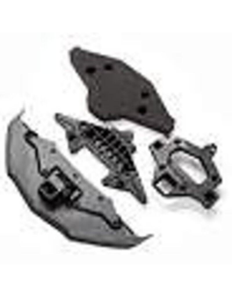 Traxxas 9320 - Bumper, front/ bumper mount/ splitter/ bumper foam