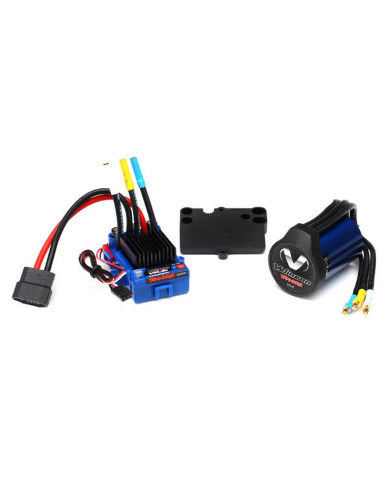 Traxxas 3350r Velineon? VXL-3s Brushless Power System, waterproof (includes VXL-3s waterproof ESC, Velineon 3500 motor, and speed control mounting plate (part #3725R))