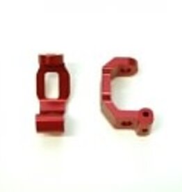 Traxxas SPTST8332R	Aluminum Front C-Hub, Red, for Traxxas 4Tec 2.0, 1pr