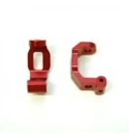 Traxxas SPTST8332R	Aluminum Front C-Hub, Red, for Traxxas 4Tec 2.0, 1pr