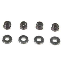 Redcat Racing BS704-010 3mm Lock Nut w/ Washers (4pcs)