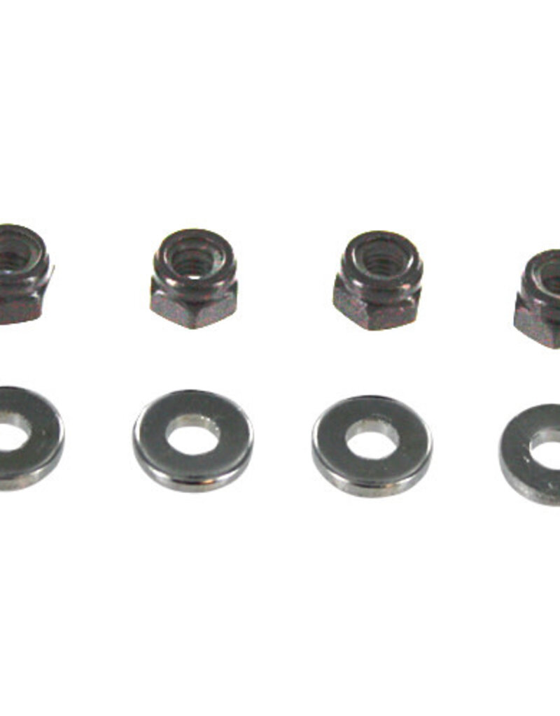 Redcat Racing BS704-010 3mm Lock Nut w/ Washers (4pcs)