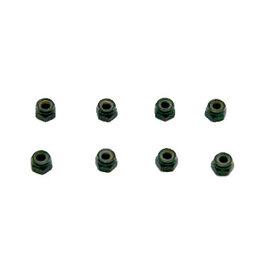 Redcat Racing 02055 4mm Steel Nylon Insert Lock Nuts (8pcs)