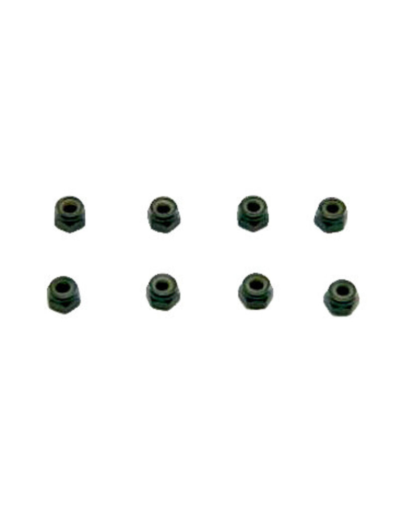 Redcat Racing 02055 4mm Steel Nylon Insert Lock Nuts (8pcs)