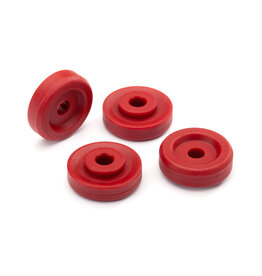 Traxxas 8957R Wheel washers, red (4)