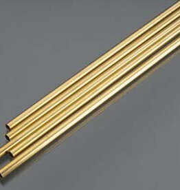 K&S KNS-1149	1/4"x36" Round Brass Tube .014 Wall