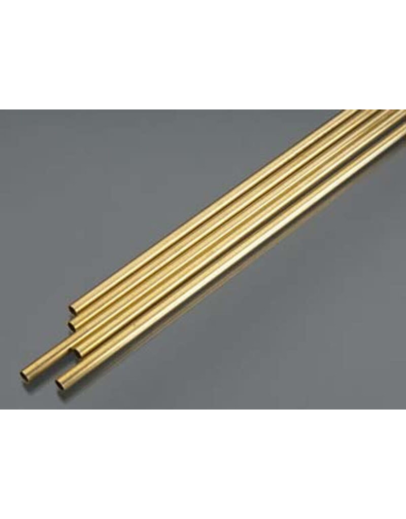 K&S KNS-1149	1/4"x36" Round Brass Tube .014 Wall