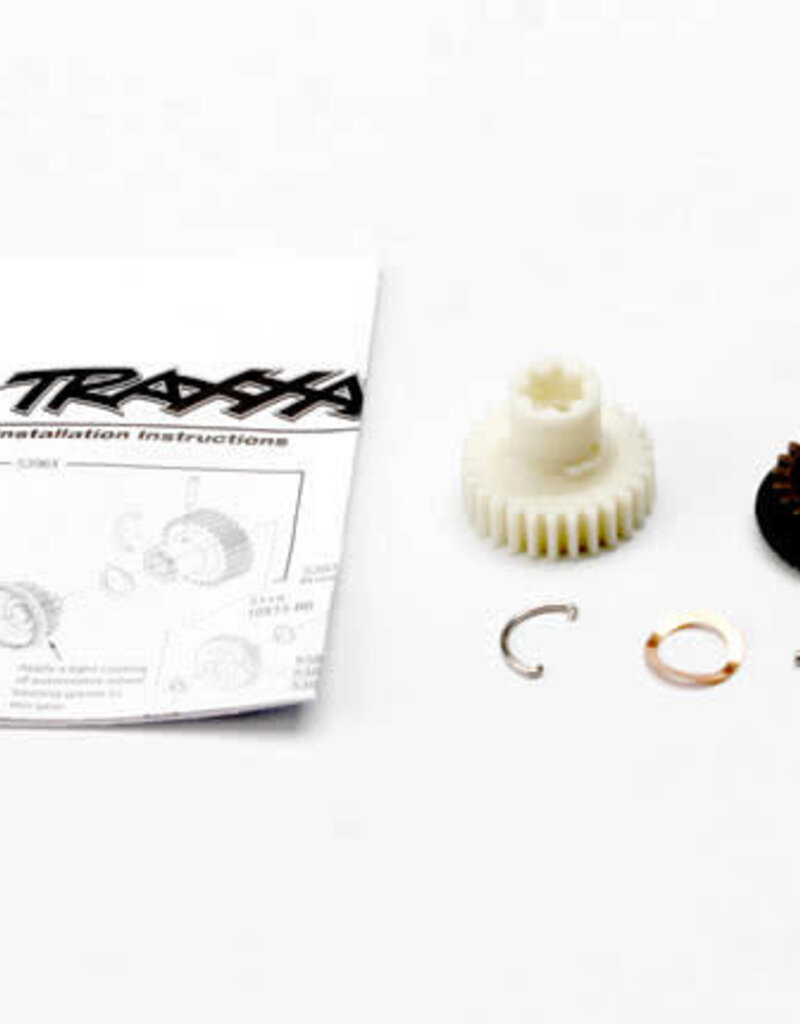 Traxxas 5396X Primary gears, forward and reverse/ 2x11.8mm pin/ pin retainer/ disc spring