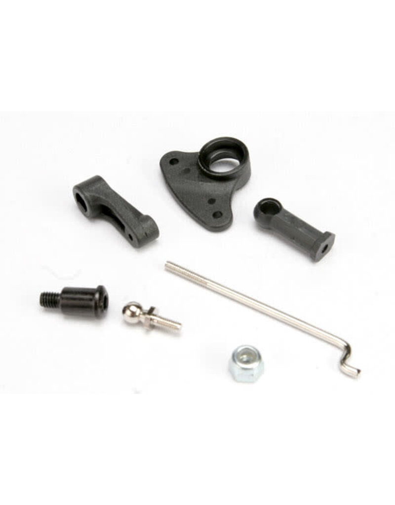 Traxxas 5567 Brake cam lever/ linkage rod/ bellcrank/ 4mm ball screw (1)/ 4mm ball cup (1)/ 3.0NL (1)/ 3X10 SS (1)